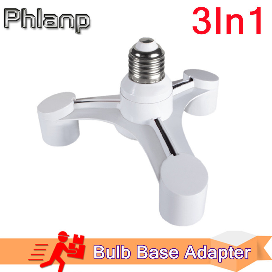Photography Bulb - Douille d'ampoule 3-en-1 E27 vers E27,