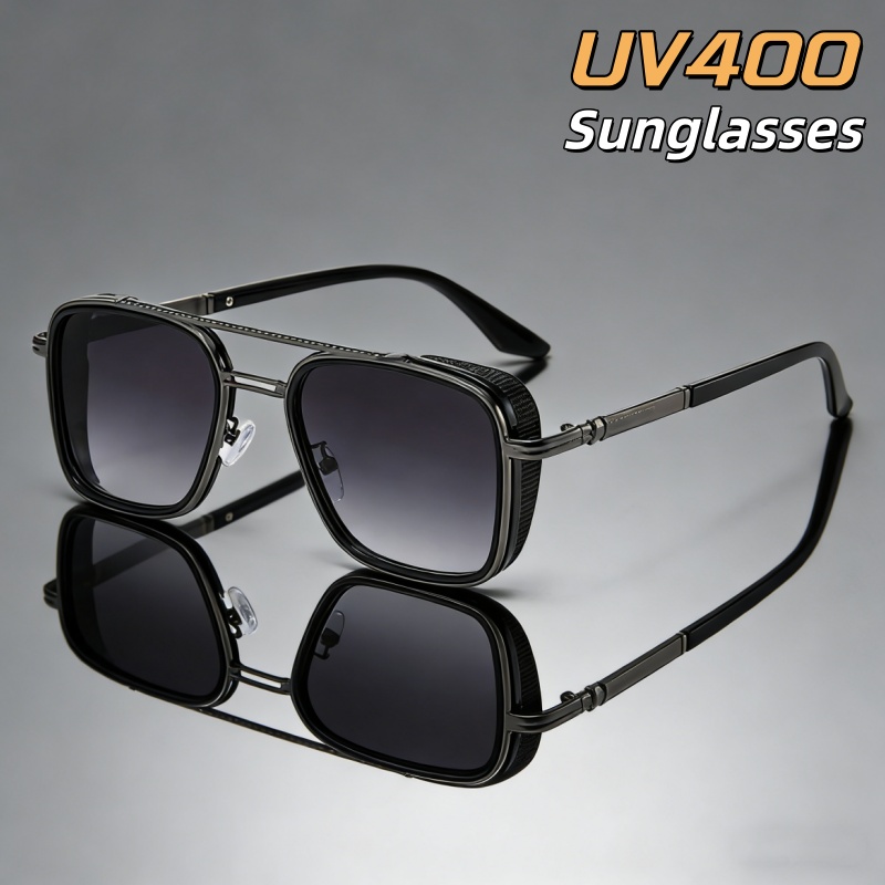 Photography Of A Man - Lunettes de soleil rétro ovales pour