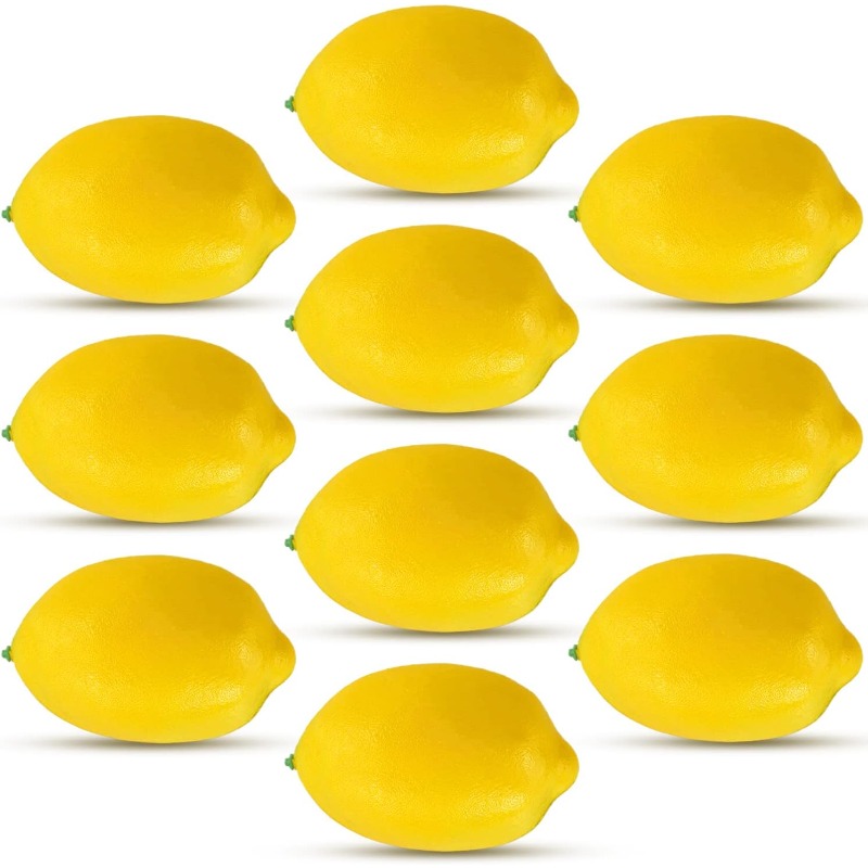 Photography Hotel - Lot de 10 faux citrons en