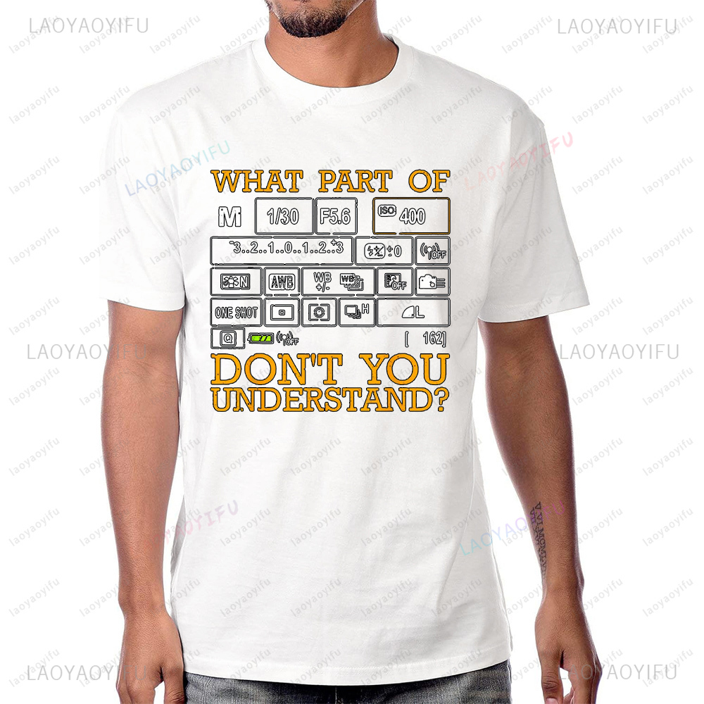 Photography Of A Man - Drôle photographie conception photographe T-Shirt décontracté