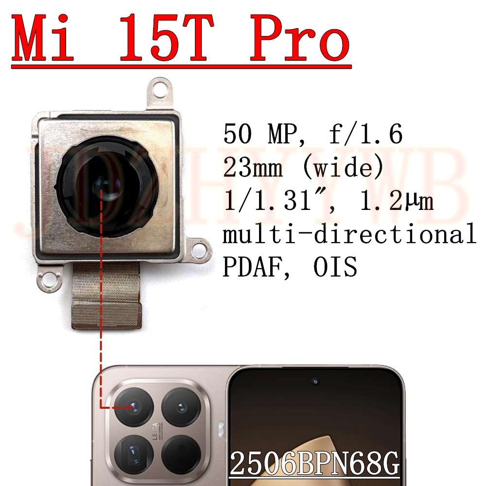 Module de caméra arrière et av - Photography Kit Xiaomi 15T Pro avis et prix