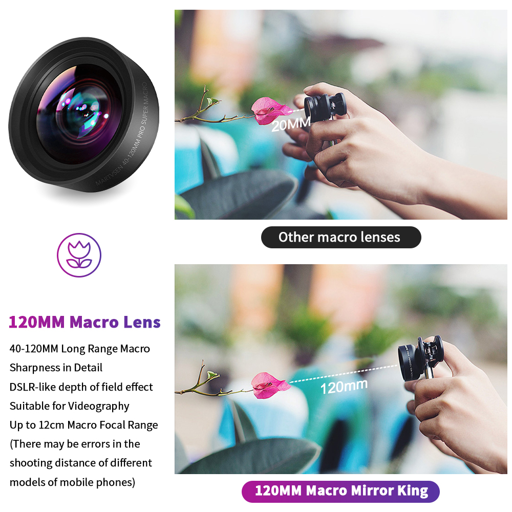 Objectif Macro MARTVSEN 120MM, - Photography Kit Xiaomi 15T Pro avis et prix