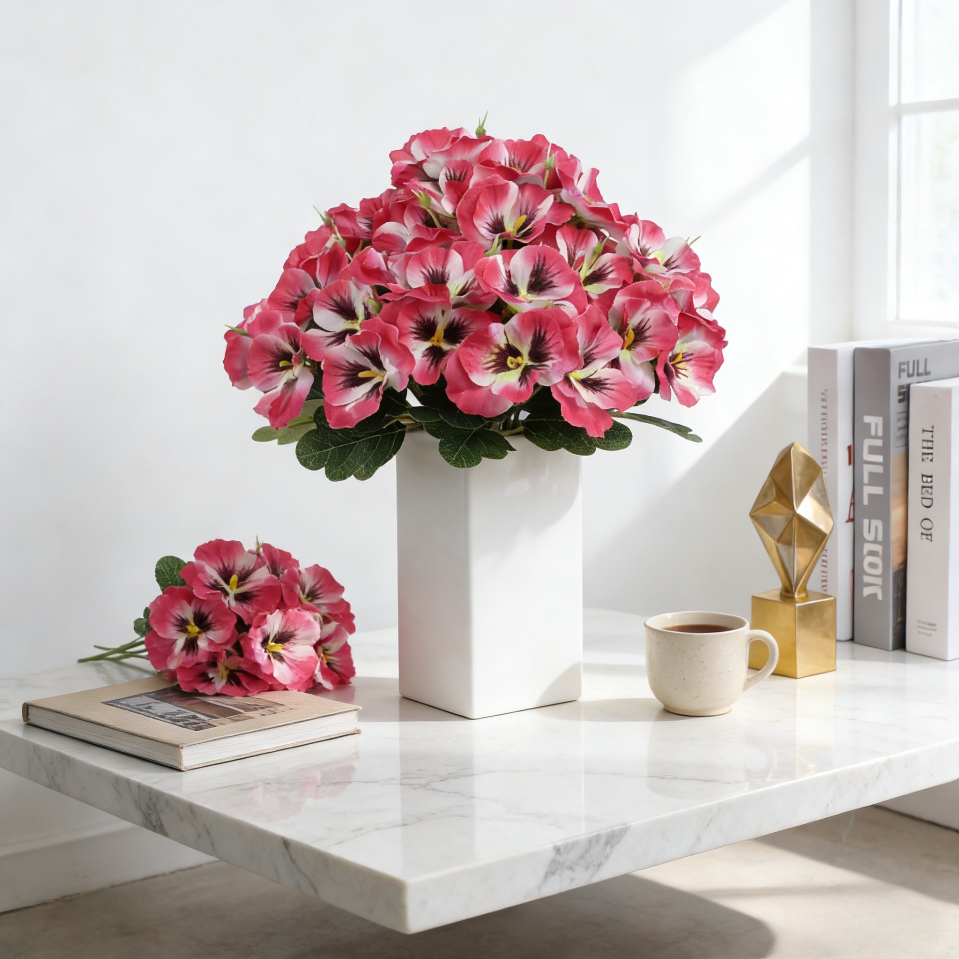 Bouquet de Pansies Artificiell - Photography Hotel avis et prix